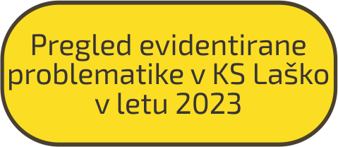 Pregled evidentirane problematike v KS Laško v letu 2023
